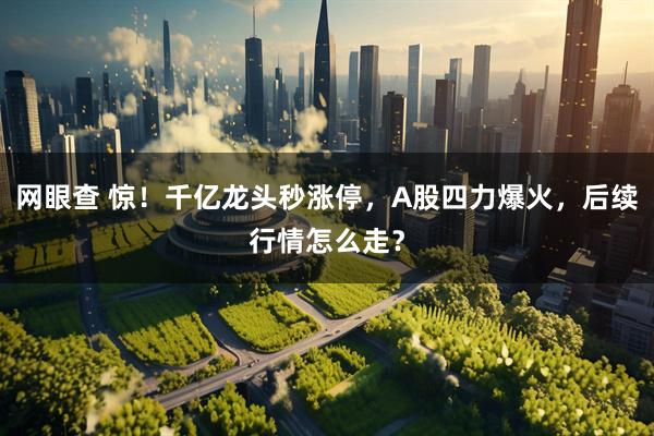 网眼查 惊！千亿龙头秒涨停，A股四力爆火，后续行情怎么走？